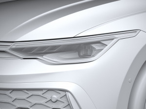 Volkswagen Golf GTE 2024 Modèle 3D