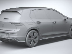 Volkswagen Golf GTE 2024 Modèle 3D