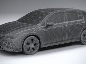 Volkswagen Golf GTE 2024 Modèle 3D