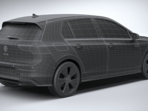Volkswagen Golf GTE 2024 Modèle 3D