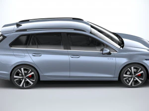 Volkswagen Golf GTE variante 2024 Modello 3D