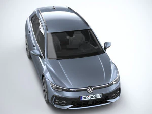 Volkswagen Golf GTE variante 2024 Modello 3D