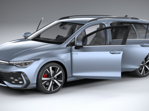 Volkswagen Golf GTE Variant 2024 Modelo 3D