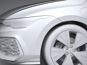 Volkswagen Golf GTE variante 2024 Modello 3D