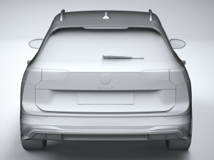 Volkswagen Golf GTE Variant 2024 Modelo 3D