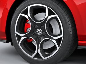 Volkswagen Golf GTI 2024 3D 모델