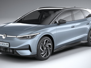 Volkswagen ID7 Tourer 2025 3D 모델