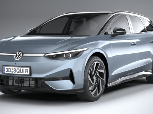 Volkswagen ID7 Tourer 2025 3D 모델