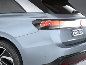 Volkswagen ID7 Tourer 2025 3D 모델