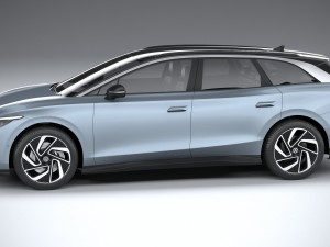 Volkswagen ID7 Tourer 2025 3D 모델