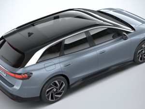 Volkswagen ID7 Tourer 2025 3D 모델