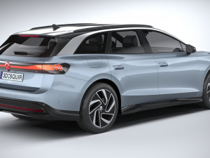 Volkswagen ID7 Tourer 2025 3D 모델