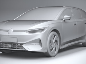 Volkswagen ID7 Tourer 2025 3D 모델