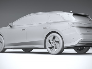 Volkswagen ID7 Tourer 2025 3D 모델