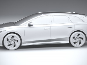 Volkswagen ID7 Tourer 2025 3D 모델