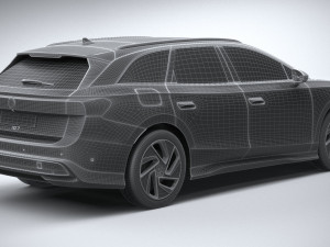Volkswagen ID7 Tourer 2025 3D 모델