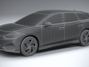 Volkswagen ID7 Tourer 2025 3D 모델