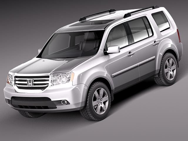 Honda Pilot 2012 3D 모델 .c4d .max .obj .3ds .fbx .stl .blend 