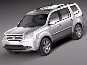 Piloto Honda 2012 Modelo 3D