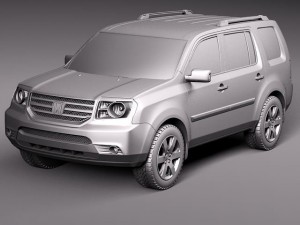 Honda Pilot 2012 3D 모델