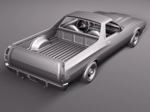 Ranchero 1972 3D 模型