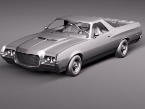 Ranchero 1972 3D 模型