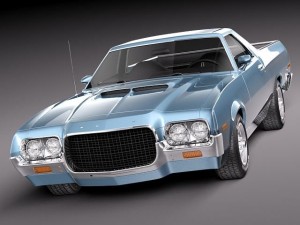 Ranchero 1972 3D 模型