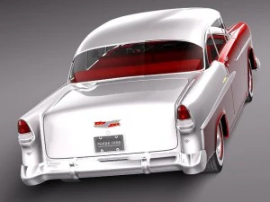Chevrolet Bel Air Coupe 1955 3D Model