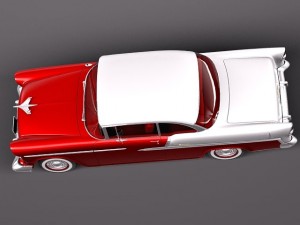 Chevrolet Bel Air Coupe 1955 Modèle 3D