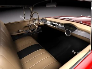 Chevrolet Bel Air Coupe 1955 3D Model