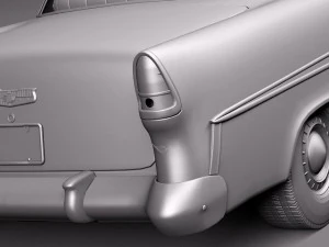 Chevrolet Bel Air Coupe 1955 3D Model