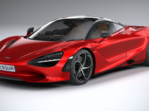 McLaren 750S 2024 3D Модель