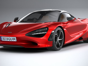 McLaren 750S 2024 3D Модель
