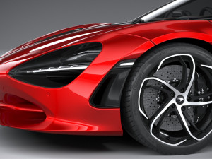 McLaren 750S 2024 3D Модель