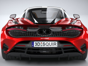 McLaren 750S 2024 3D Модель