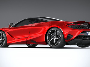 McLaren 750S 2024 3D Модель