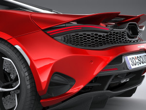 McLaren 750S 2024 3D Модель