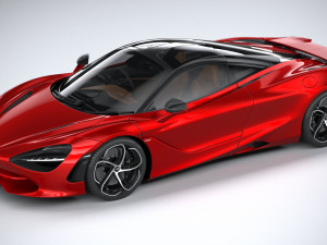 McLaren 750S 2024 3D Модель