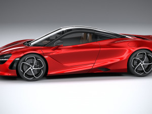 McLaren 750S 2024 3D Модель