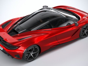 McLaren 750S 2024 3D Модель