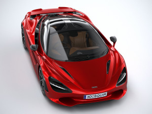 McLaren 750S 2024 3D Модель