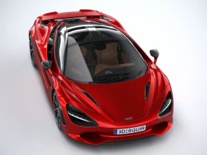 McLaren 750S 2024 3D Model