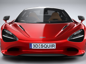 McLaren 750S 2024 3D Модель