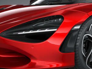 McLaren 750S 2024 3D Модель