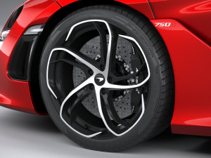 McLaren 750S 2024 3D Модель