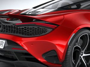 McLaren 750S 2024 3D Модель