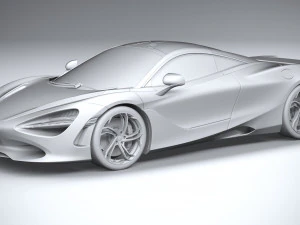 McLaren 750S 2024 3D Model