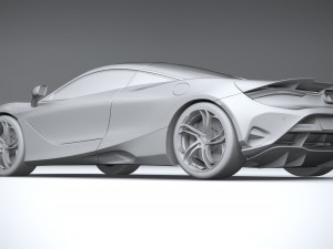 McLaren 750S 2024 3D Модель
