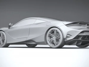 McLaren 750S 2024 3D Model