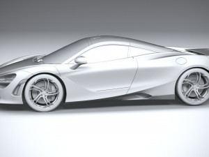 McLaren 750S 2024 3D Модель